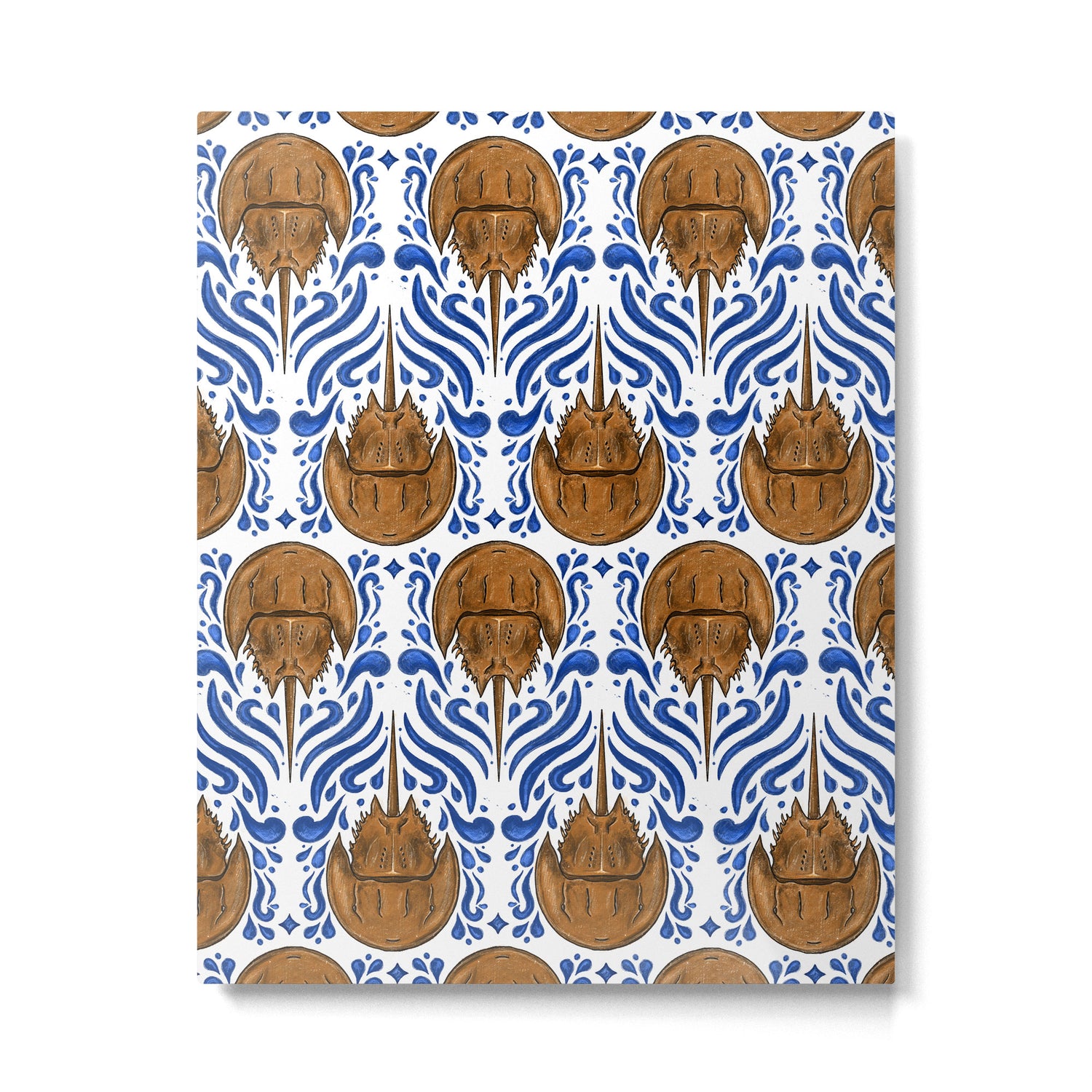 Horseshoe Crab Pattern Metal Print Gallery Image 6