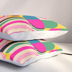 Pinky Groovy Girl and Landscape Pillow Sham Gallery Image 3