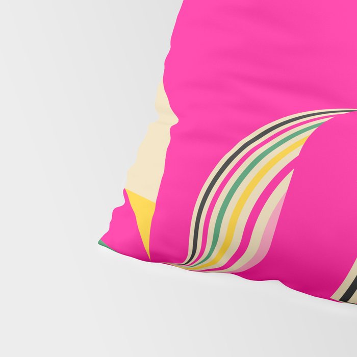 Pinky Groovy Girl and Landscape Pillow Sham Gallery Image 4