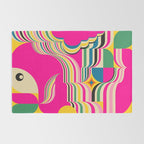Pinky Groovy Girl and Landscape Rug Gallery Image 2