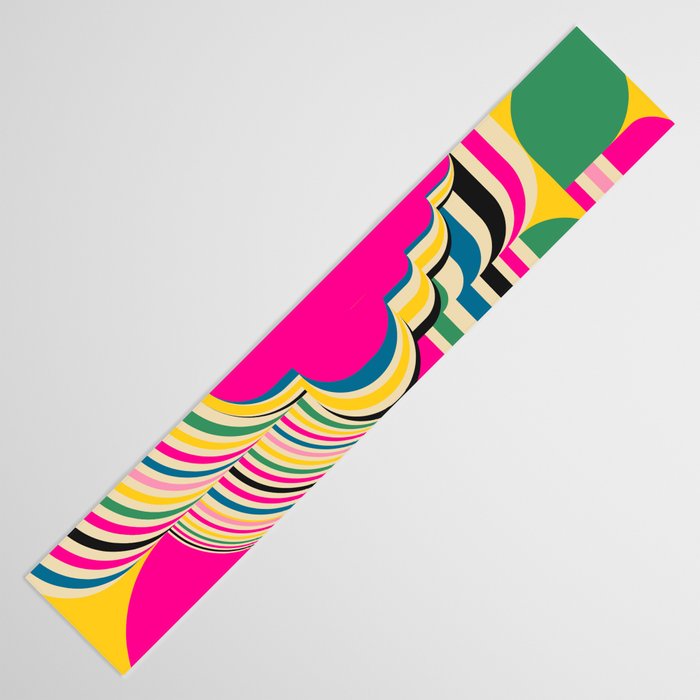 Pinky Groovy Girl and Landscape Table Runner Gallery Image 3