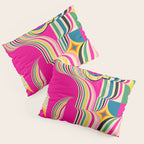 Pinky Groovy Girl and Landscape Pillow Sham Gallery Image 3