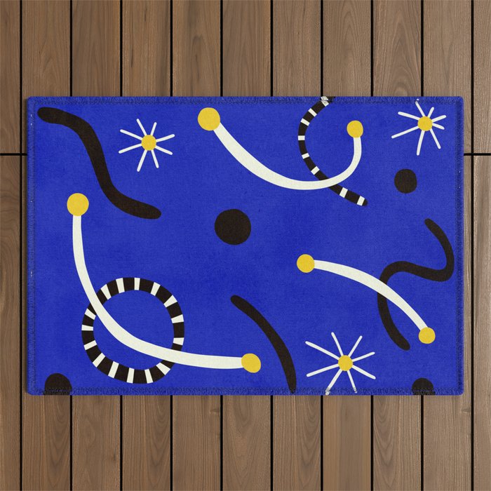 twinkle blue  01 Outdoor Rug Gallery Image 1