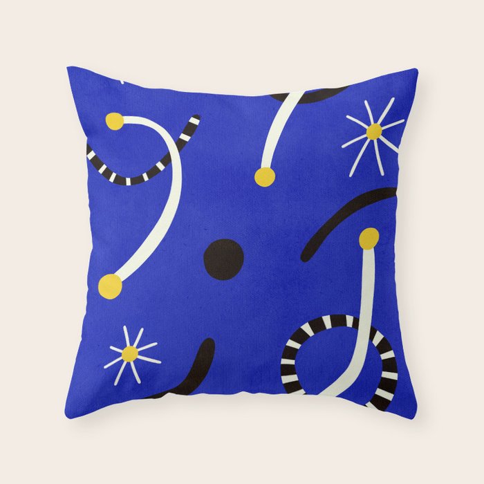 twinkle blue  01 Throw Pillow Gallery Image 6
