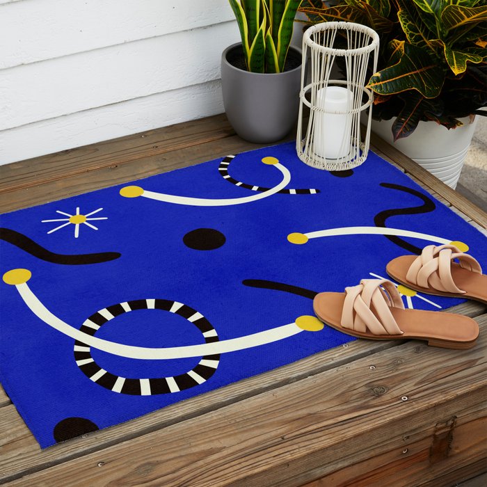 twinkle blue  01 Outdoor Rug Gallery Image 2