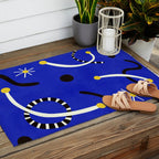 twinkle blue  01 Outdoor Rug Gallery Image 2