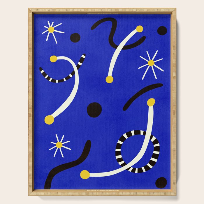 twinkle blue  01 Serving Tray Gallery Image 1