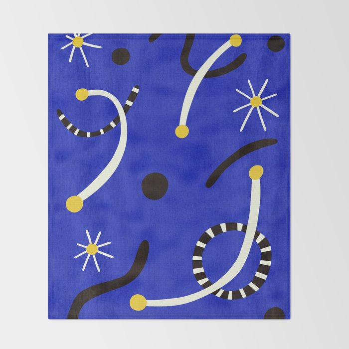 twinkle blue  01 Throw Blanket Gallery Image 2