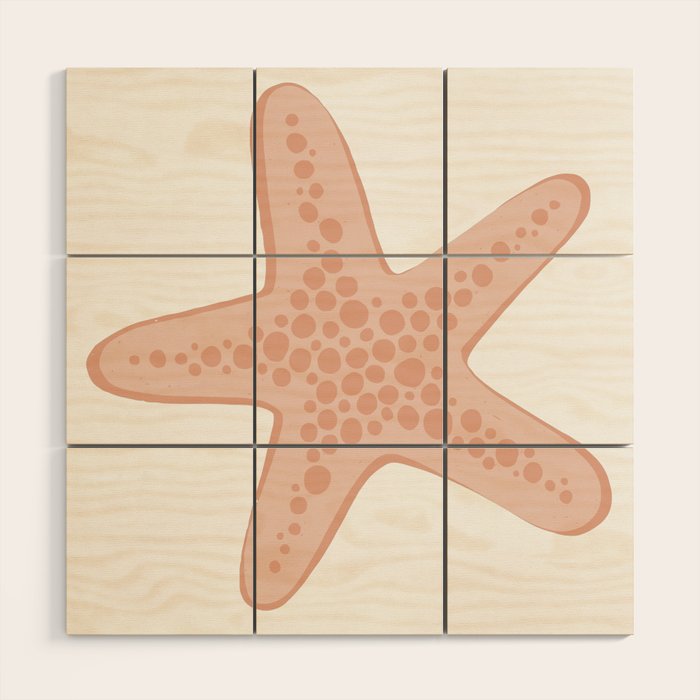 Starfish 4 of 4 Wood Wall Art Gallery Image 1