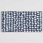 Dots (Navy) Desk Mat Gallery Image 3
