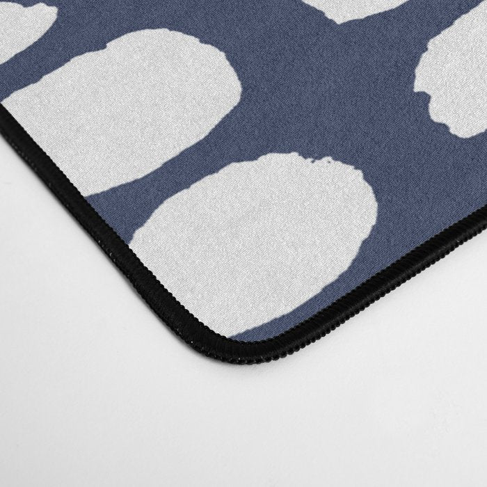 Dots (Navy) Desk Mat Gallery Image 4