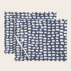 Dots (Navy) Placemat Gallery Image 1