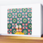 For The Love of Tiles | Moroccan Modern Bohemian Décor | Exotic Travel Watercolor Painting Wall Mural Gallery Image 2