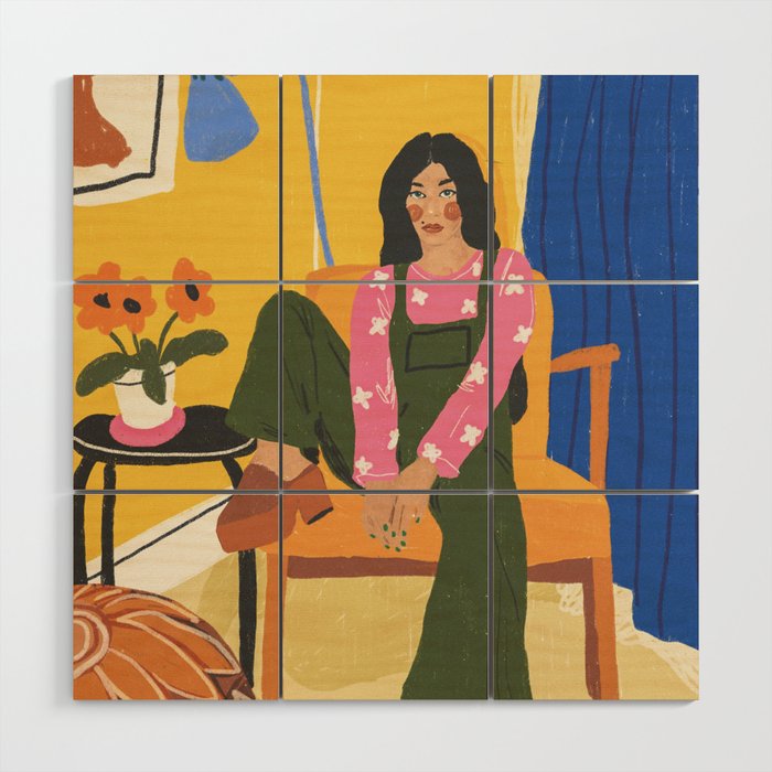 70s babe Wood Wall Art Gallery Image 1