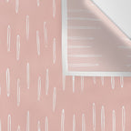 Boho Raindrops Pink Wall Tapestry Gallery Image 3