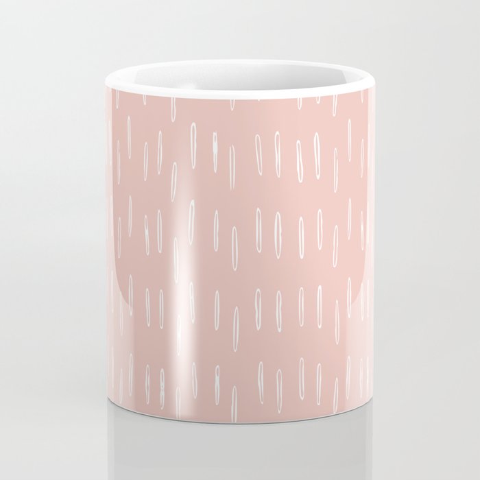 Boho Raindrops Pink Coffee Mug Gallery Image 4