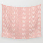 Boho Raindrops Pink Wall Tapestry Gallery Image 4