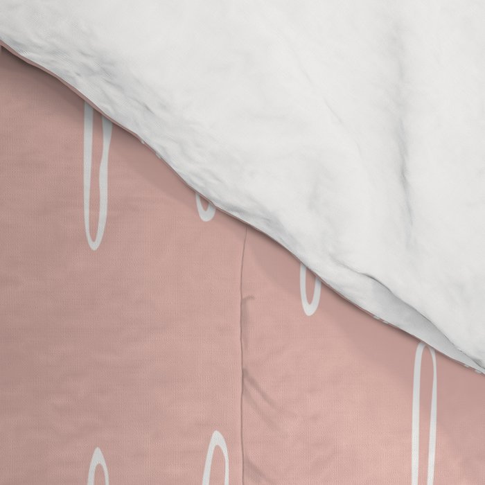 Boho Raindrops Pink Comforter Gallery Image 4