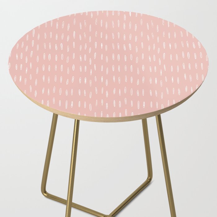 Boho Raindrops Pink Side Table Gallery Image 2