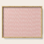 Boho Raindrops Pink Serving Tray Gallery Image 1