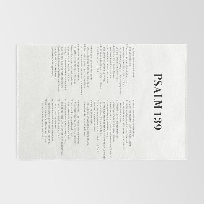 Psalm 139 Rug Gallery Image 2