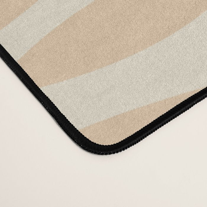 Neutral Mid Century Modern Fish Minimalist Light Scandi Coastal Pattern Desk Mat Gallery Image 4