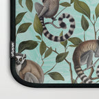 Lush Tropical Lemur Monkey Paradise Turquoise Laptop Sleeve Gallery Image 3