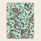 Lush Tropical Lemur Monkey Paradise Turquoise Notebook Gallery Image 4