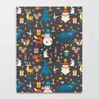 Christmas symbols pattern Notebook Gallery Image 4