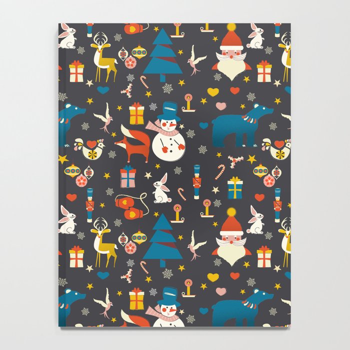 Christmas symbols pattern Notebook Gallery Image 4