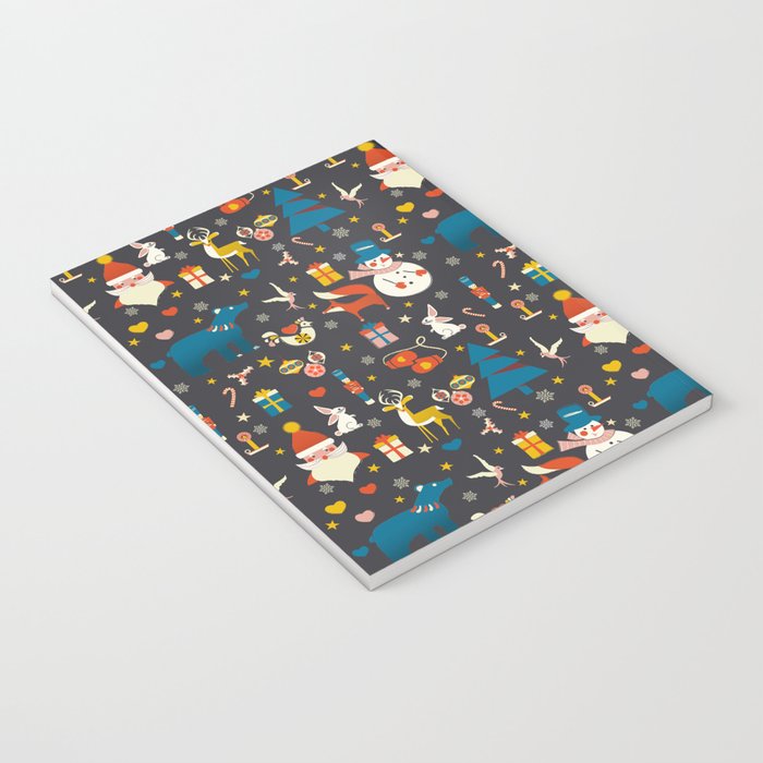 Christmas symbols pattern Notebook Gallery Image 3