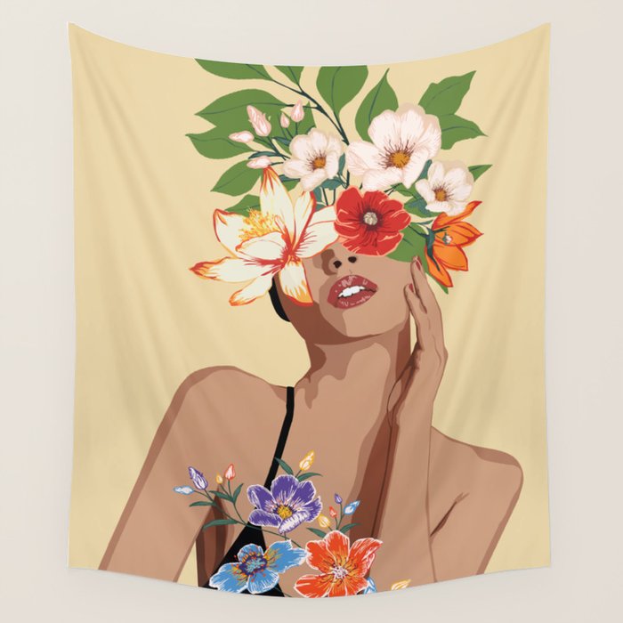 Bloom 1 Wall Tapestry Gallery Image 4