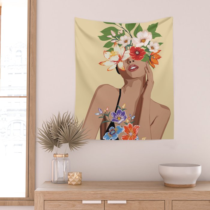 Bloom 1 Wall Tapestry Gallery Image 2