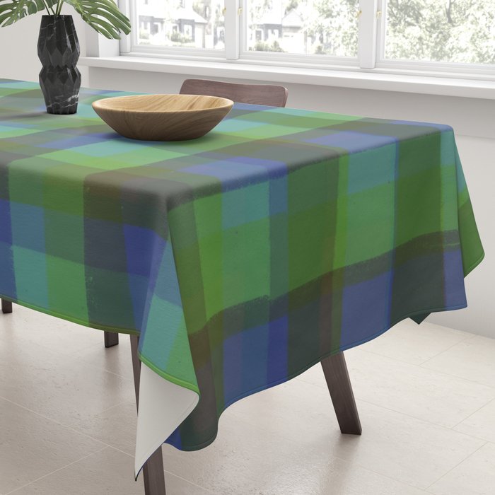 Green squared Tablecloth Gallery Image 3