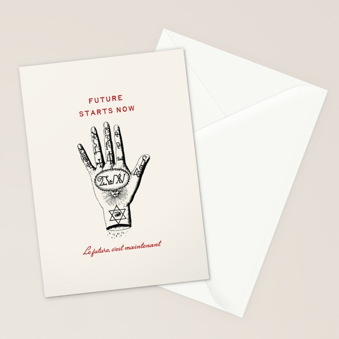 Future Starts Now Stationery Card Gallery Image 2