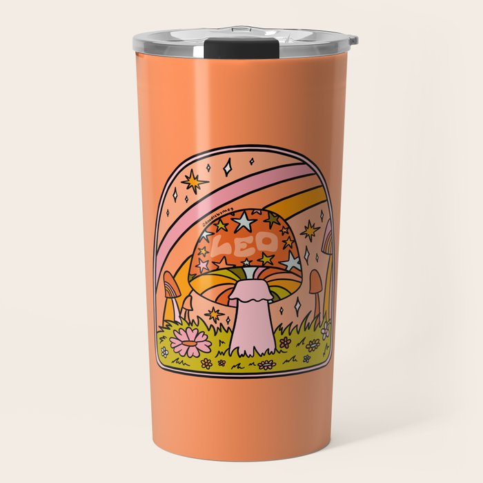 Leo Mushroom Travel Mug Gallery Image 1