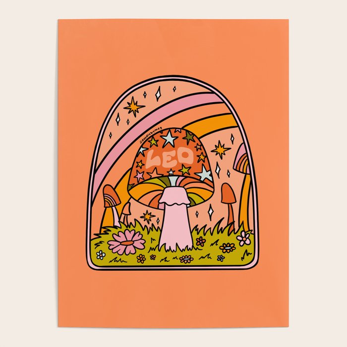 Leo Mushroom Poster Gallery Image 4