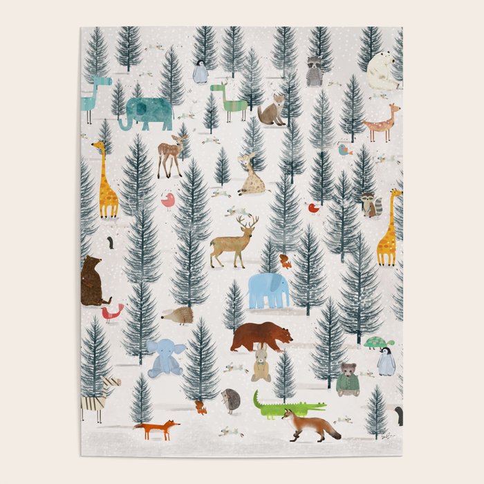 little nature woodland Poster Gallery Image 4