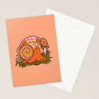 Leo Snail Stationery Card Gallery Image 2