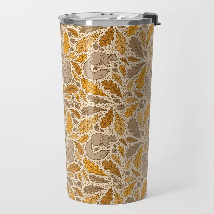 Oak & Squirrels | Autumn Yellows Palette Travel Mug Gallery Image 2