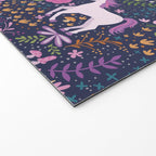 Unicorns Dancing in an Enchanted Garden Welcome Mat Gallery Image 2