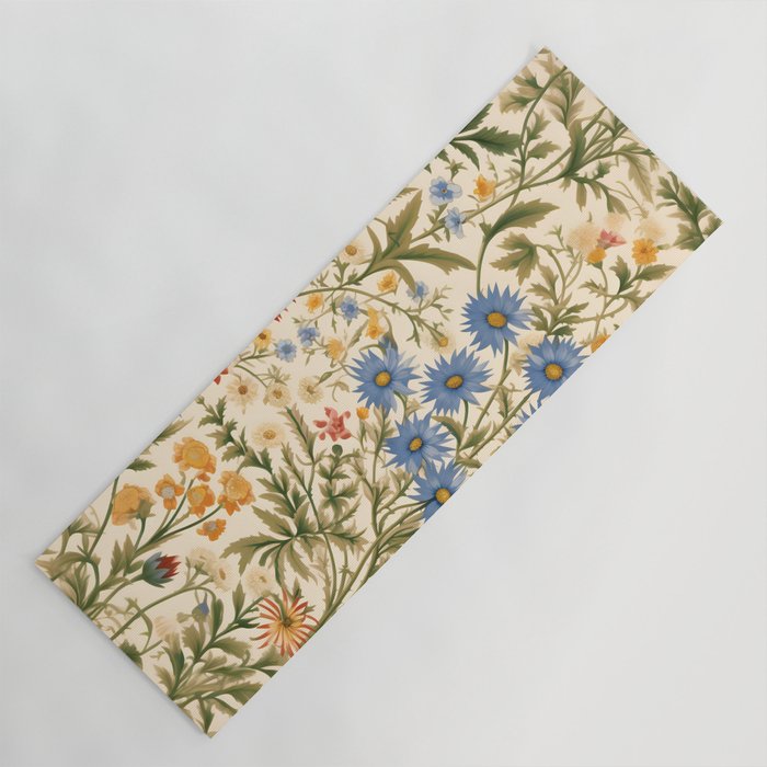Countryside Bloom Arcane Floral Garden Yoga Mat Gallery Image 1