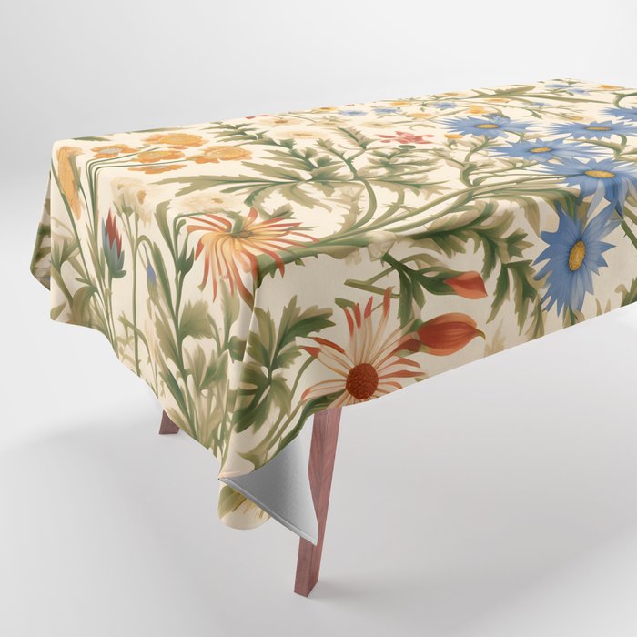 Countryside Bloom Arcane Floral Garden Tablecloth Gallery Image 1