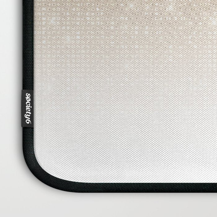 Glamorous Gold Glitter Sequin Ombre Gradient Laptop Sleeve Gallery Image 3