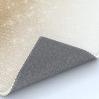 Glamorous Gold Glitter Sequin Ombre Gradient Rug Gallery Image 4