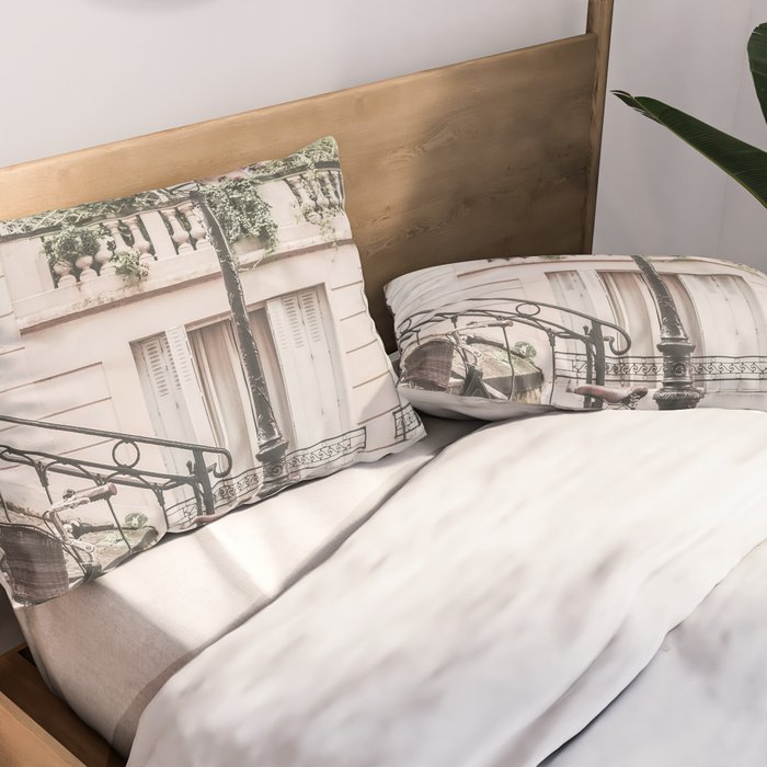Paris City Art III Pillow Sham Gallery Image 2