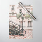 Paris City Art III Wrapping Paper Gallery Image 1