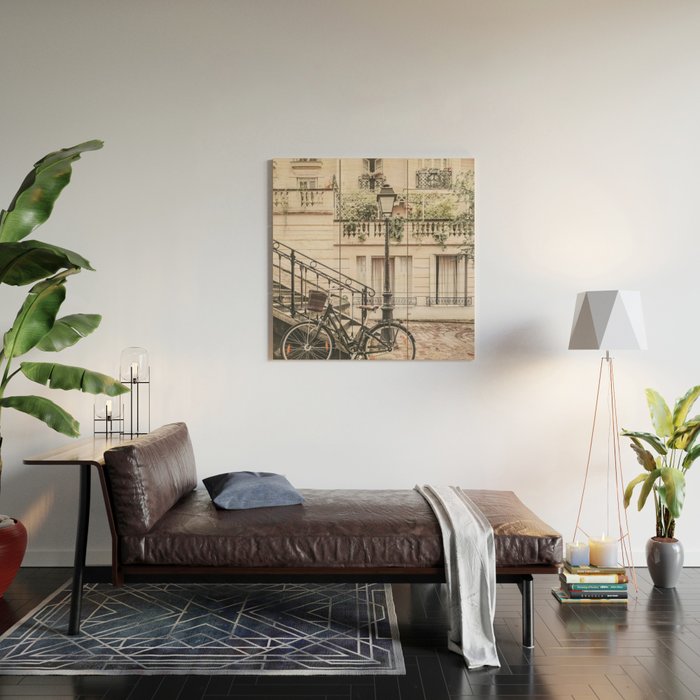Paris City Art III Wood Wall Art Gallery Image 2
