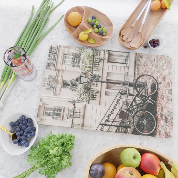 Paris City Art III Cutting Board Gallery Image 2