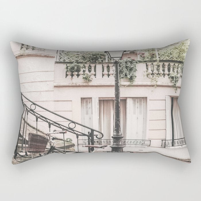 Paris City Art III Rectangular Pillow Gallery Image 2